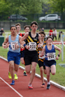 Boys under-15s 3000 metres, North Eastern Track and Fields Champs., Middlesbrough. Photo: David T. Hewitson/Sports for All Pics